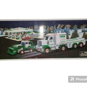 Hess toy truck and tractor